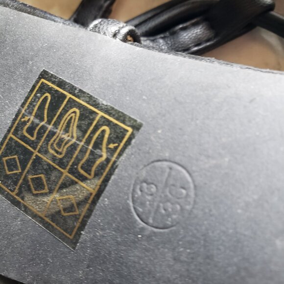 [Great Condition] MISSGUIDED Black Lace Up Tie Heels - Square Toe - 3" -  EU36 - Picture 6 of 6